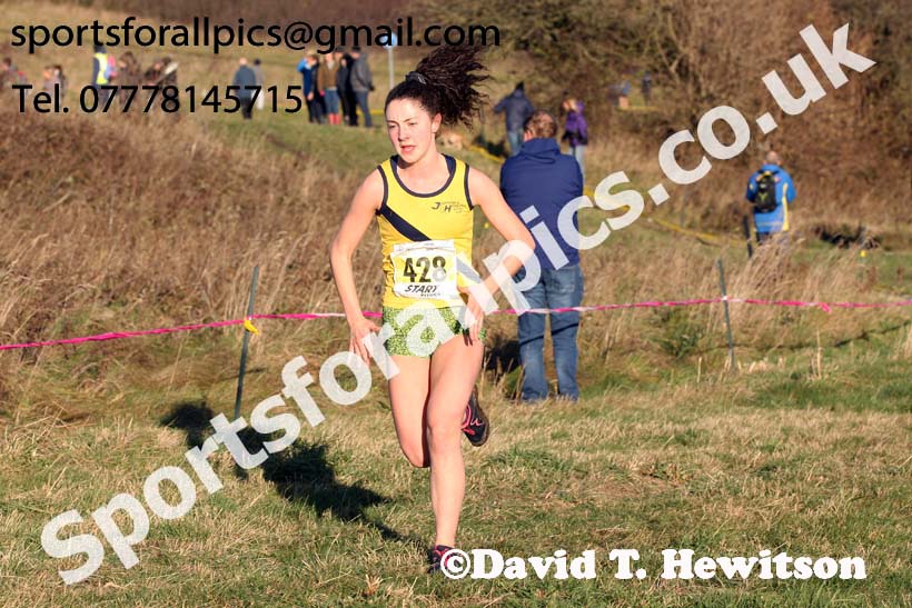 Womens under-17s and under-20s North Eastern Cross Country, 2018 Northern Cross Country Champs., Wrekenton, Gateshead. Photo:  David T. Hewitson/Sports for All Pics
